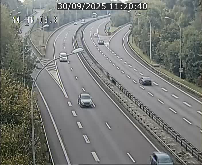 Webcam traffic A4 Luxembourg - BK 3.8 - Leudelange (direction Esch sur Alzette)