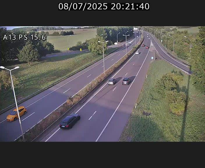 Traffic live webcam Luxembourg Kayl - A13 direction Dudelange - BK 15.6