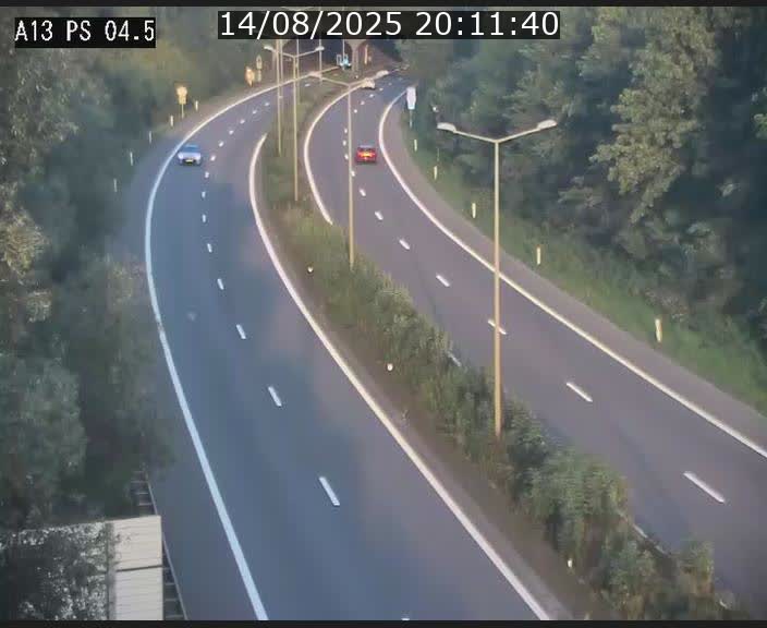 Traffic live webcam Luxembourg Differdange - A13 direction Esch-sur-Alzette - BK 4.5