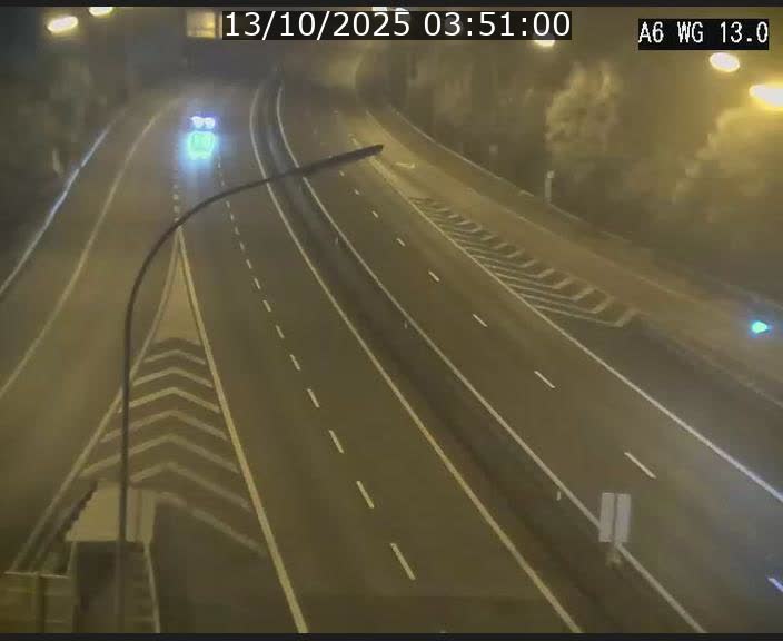 Traffic live webcam Luxembourg Mamer - A6 - BK 13 - direction Luxembourg/France/Allemagne