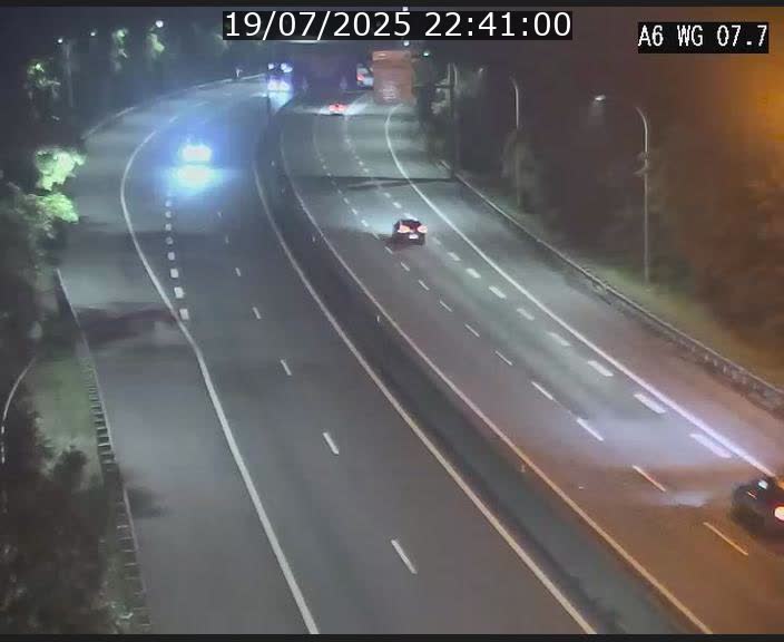 Traffic live webcam Luxembourg - Bridel - A6 - BK 7.7 - direction Belgique
