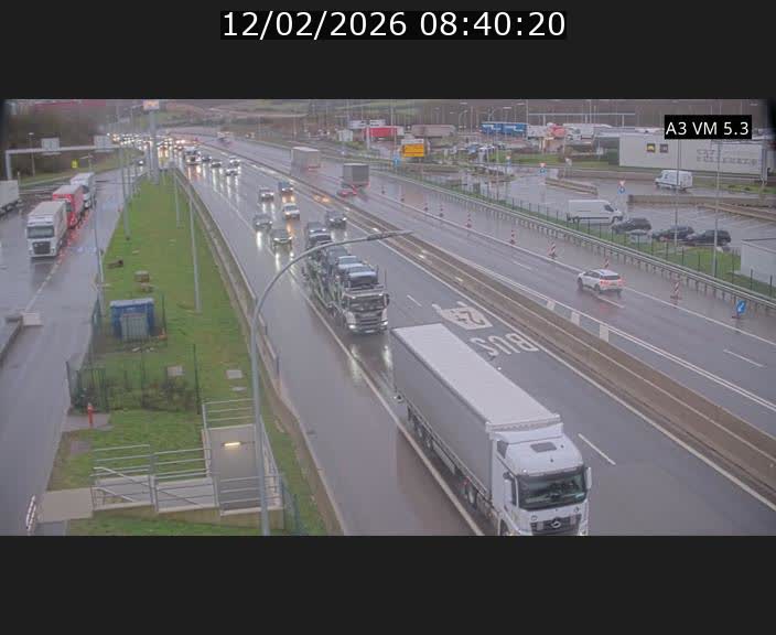 Traffic live webcam Luxembourg Aire de Berchem - A3 - BK 5 - direction France