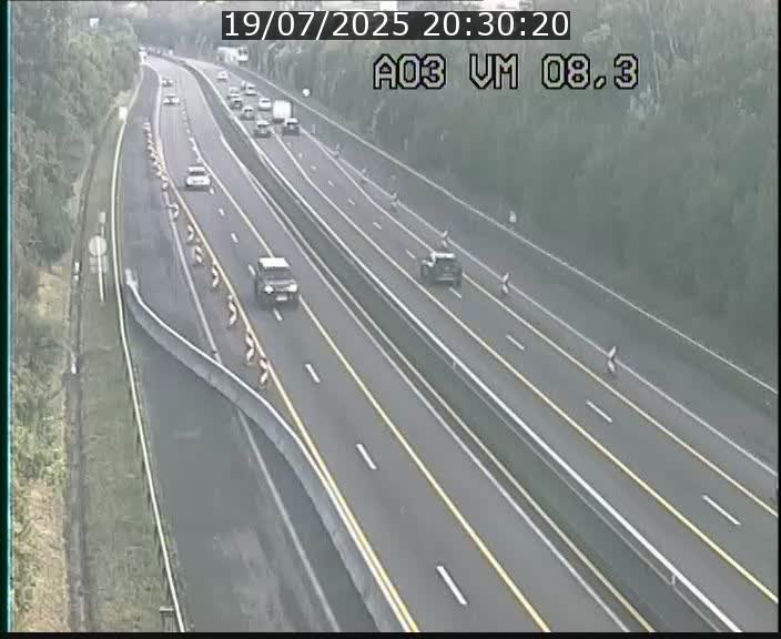 Traffic live webcam Luxembourg Bettembourg - A3 - BK 8.3 - direction France
