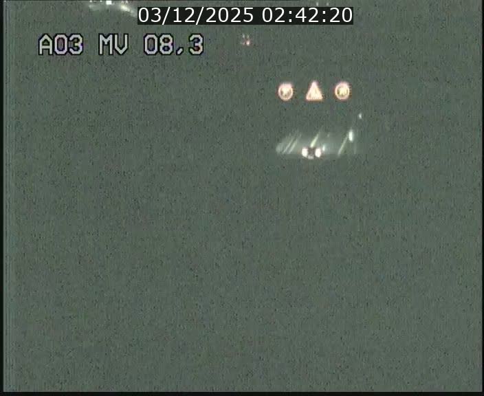 Webcam Autoroute après la Croix de Bettembourg en direction de Luxembourg sur l'A3