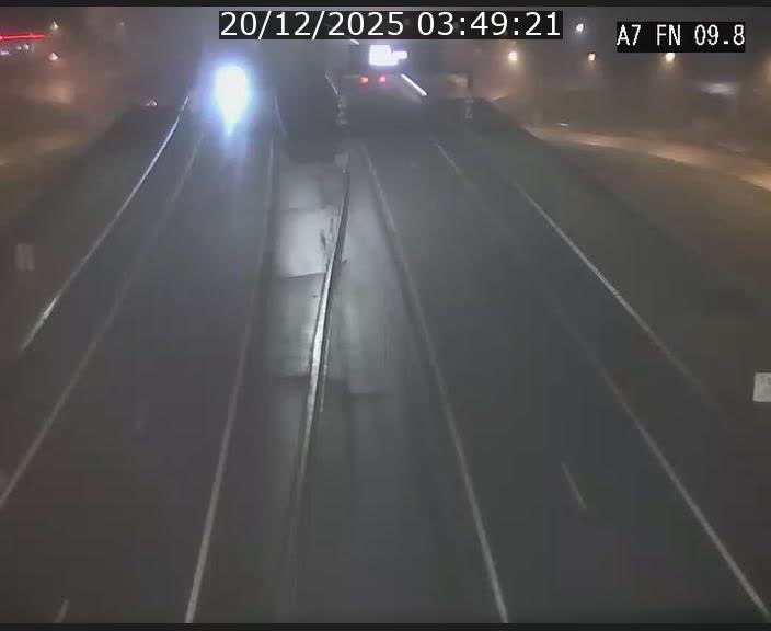 Caméra trafic Luxembourg - A7, Tunnel Gousselerbierg, sortie sud, direction rond-point Lorentzweiler (BK 9.9)