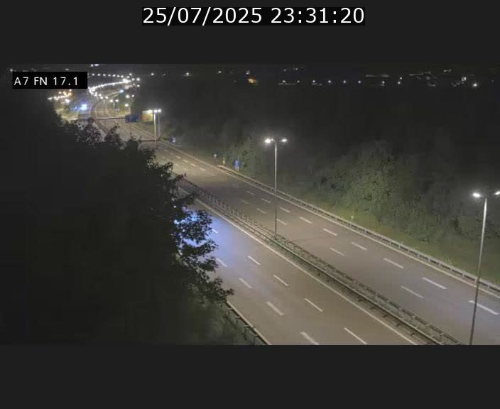 Caméra trafic Luxembourg - A7, Merscherbierg direction Mersch