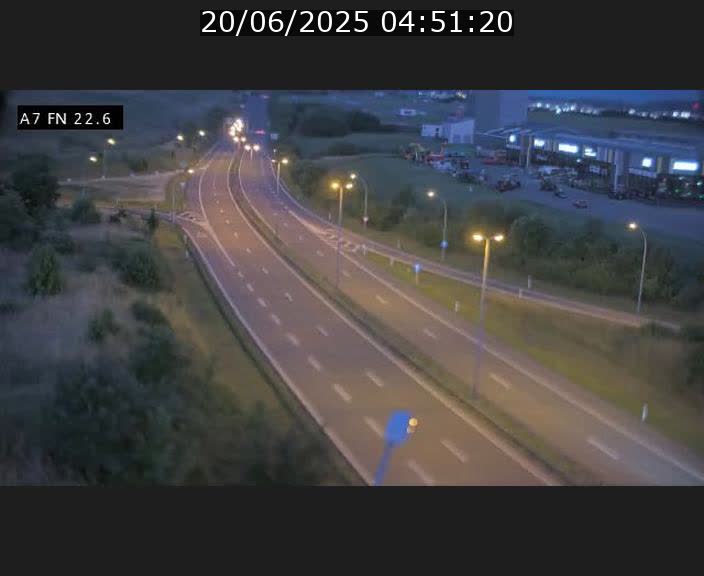Caméra trafic Luxembourg - A7, Colmar-berg direction Mersch