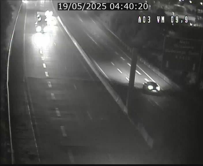 Webcam Autoroute à la Croix de Bettembourg - A3 - BK 9.9 - direction France