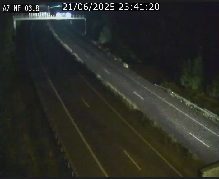 Webcam autoroute A7 au Luxembourg à la sortie du Tunnel Stafelter vers le Nord