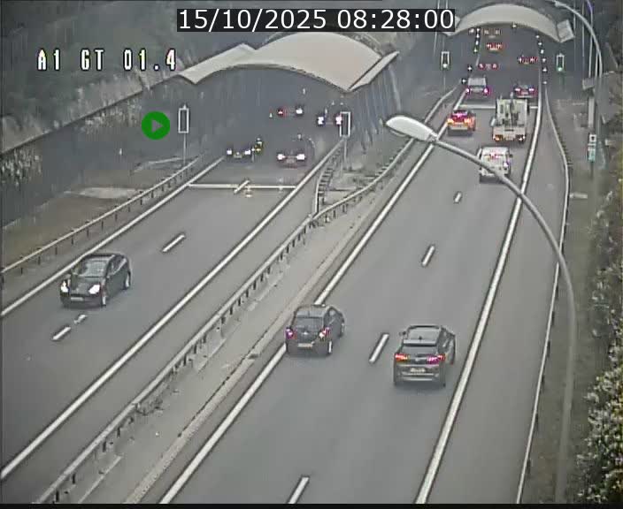 Traffic live webcam Luxembourg Hesperange - A1 direction Kirchberg - BK 1.4