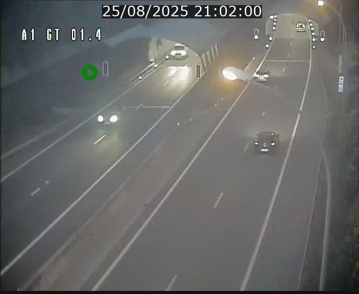 Traffic live webcam Luxembourg Hesperange - A1 direction Kirchberg - BK 1.4