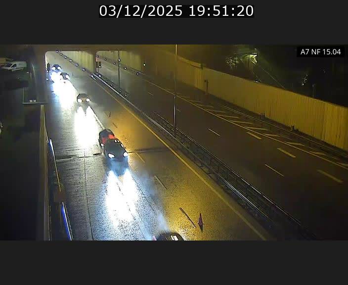 Caméra trafic Luxembourg - A7, Tunnel Mersch, entrée sud, direction Ettelbruck