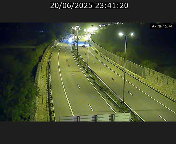 Caméra trafic Luxembourg - A7, Tunnel Mersch, entrée nord, direction Lorentzweiler