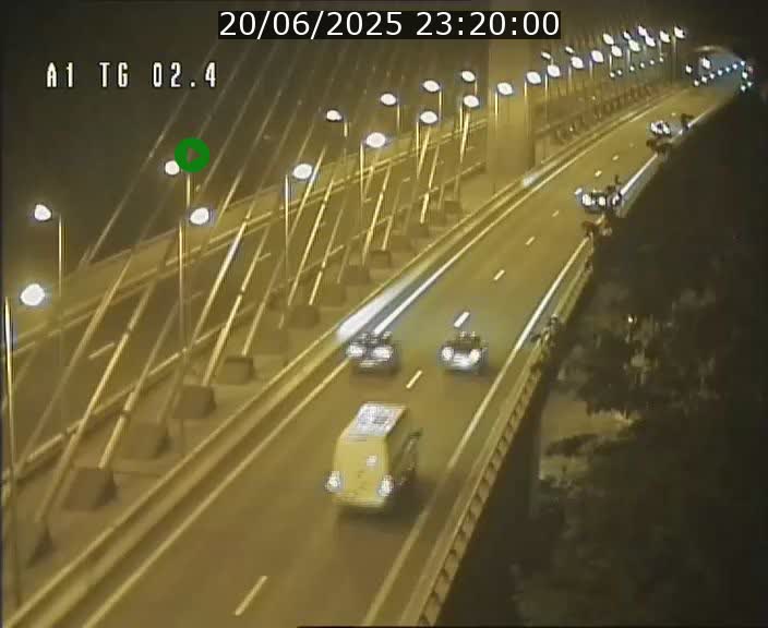 Traffic live webcam Luxembourg Sandweiler - A1 direction Luxembourg-ville - BK 2.4
