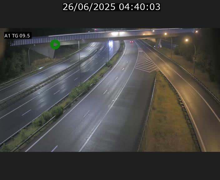 Traffic live webcam Luxembourg Jonction Grünewald - A1 direction Luxembourg-ville - BK 9.5