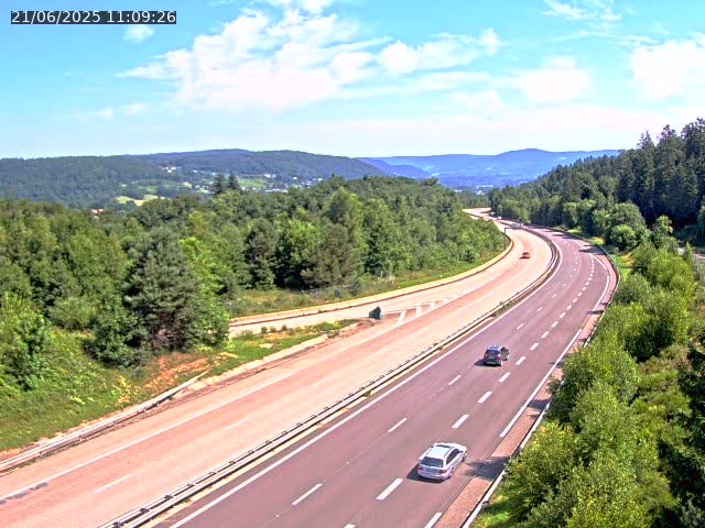Caméra autoroute France - N57, Côte de la demoiselle direction Remiremont