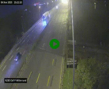 Webcam sur le périphérique de Bordeaux à l'est de la ville. Caméra située sur le Pont Mitterand sur la N230