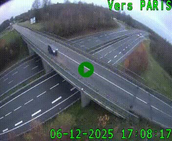 Clone of Caméra routière sur l'autoroute A20 au nord de Limoges, à la jonction avec la N520. Vue orientée vers Paris