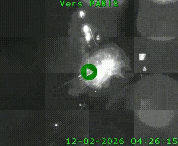 Caméra routière sur l'autoroute A20 à Bessines-sur-Gartempe. Vue orientée vers Paris