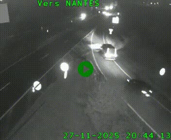 Webcam N147 au nord de Poitiers et à la jonction avec la A10