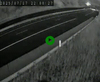Caméra autoroutière France - A75, Engayresque, entre Millau et Séverac-le-Chateau, en direction de Montpellier