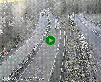 Caméra autoroute A75 à hauteur du col du rocher blanc en direction de Montpellier