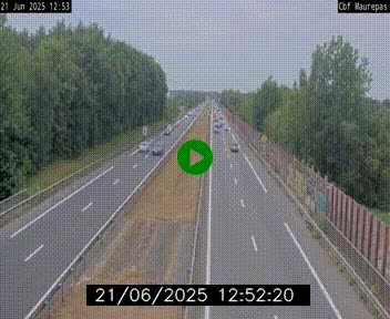 Webcam sur le périphérique de Rennes (N136) à hauteur de Maurepas, au nord de la ville