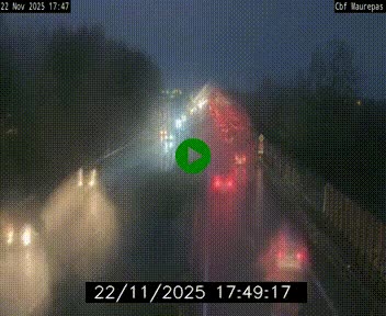 Webcam sur le périphérique de Rennes (N136) à hauteur de Maurepas, au nord de la ville