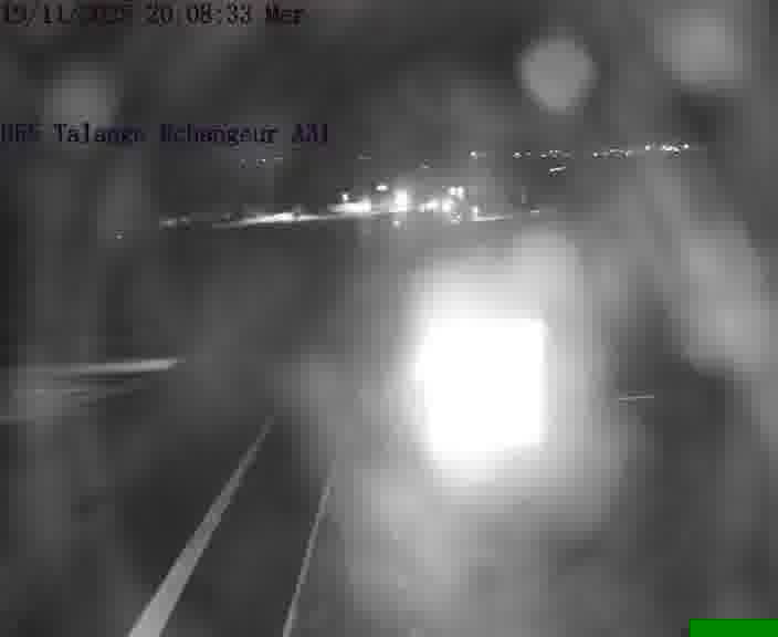 Webcam sur la D55 à Talange au niveau du pont surplombant l'A31 (sens droite-gauche vers Luxembourg). Vue orientée vers Ay-sur-Moselle.
