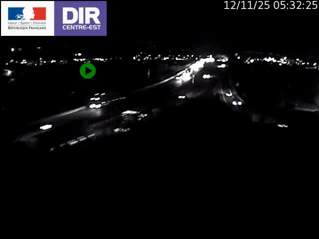 Webcam autoroute sur A450 à Pierre-Bénite en direction de Lyon et de l'autoroute A7