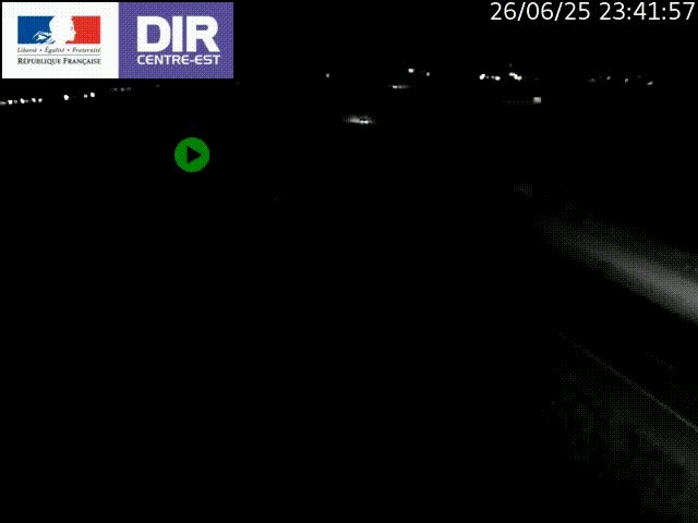 Webcam sur le contournement de Valence, sur la Nationale 7, caméra orientée vers Lyon