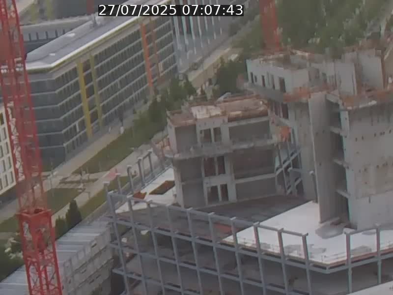 Webcam sur l'avenue John Fitzgerald Kennedy (N51) avec vue orientée vers le Findel
