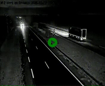 Webcam à hauteur de Vert-en-Drouais sur la N12, en périphérie de Dreux. Vue orientée vers Alençon