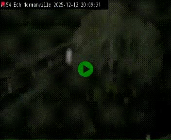 Webcam à hauteur du Leclerc Normanville sur la N154. Vue orientée vers Rouen