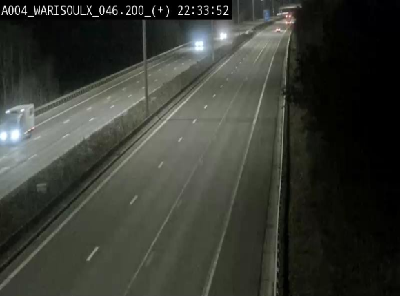 Webcam autoroute Belgique - Warissoulx - E411 - BK 46.2