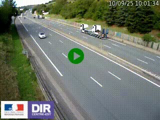 Webcam routière à Saint-Etienne-Terrenoire sur la RN88 avant la jonction entre l'A72 et le Boulevard Périphérique de Saint-Etienne