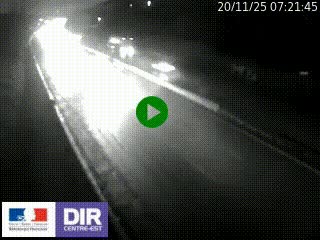 Webcam routière à Saint-Etienne-Terrenoire sur la RN88 avant la jonction entre l'A72 et le Boulevard Périphérique de Saint-Etienne