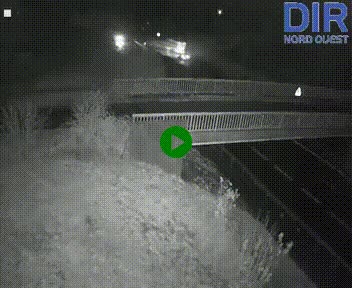 Webcam sur A84 à hauteur de Pont-Farcy, au niveau du pont autoroutier sur la Vire, au sud de Saint-Lô