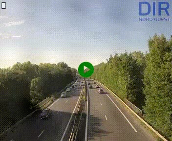Webcam sur le périphérique de Caen (N814) à l'est de la ville, à Mondeville hauteur de la sortie 2, Presqu'île-Rives de l'Orne, au bout de l'autoroute A13