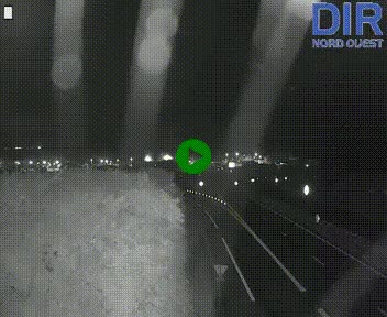 Webcam au début de l'A84 sur le périphérique Ouest de Caen (N814) à hauteur de la sortie 9, Porte de Bretagne