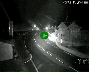 Webcam Col du Puymorens sur N320, en direction de Pas de la Casa (Andorre)