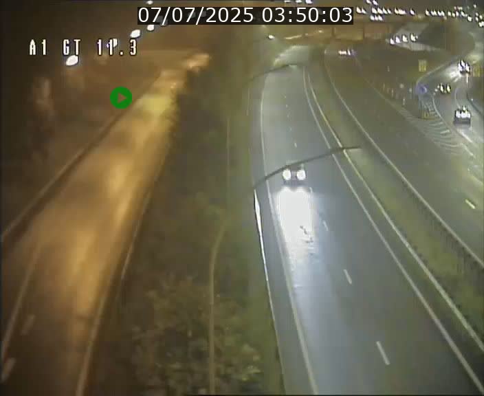 Traffic live webcam Luxembourg Senningerberg - A1 direction Allemagne - BK 11.3