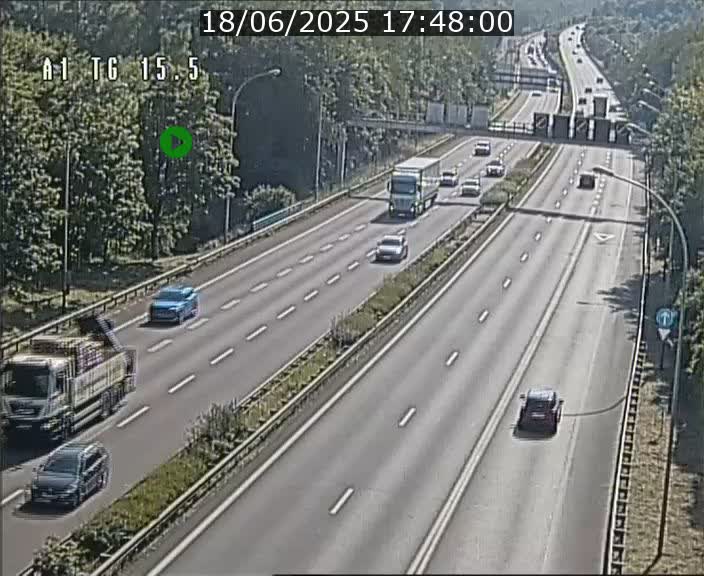 Traffic live webcam Luxembourg Munsbach - A1 direction Luxembourg - BK 15.5