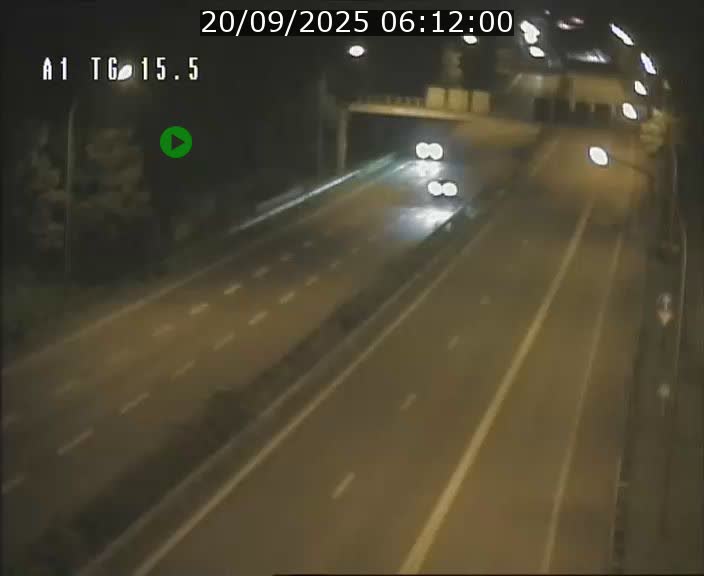 Traffic live webcam Luxembourg Munsbach - A1 direction Luxembourg - BK 15.5