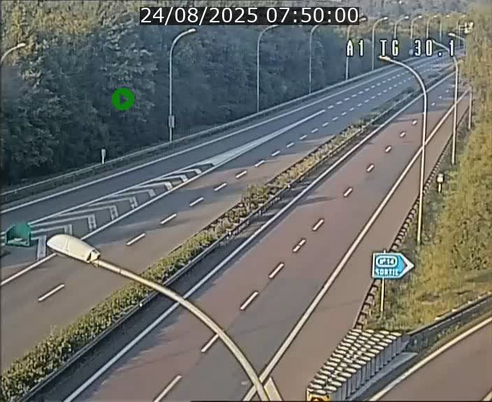 Traffic live webcam Luxembourg Grevenmacher - A1 direction Luxembourg - BK 30.1
