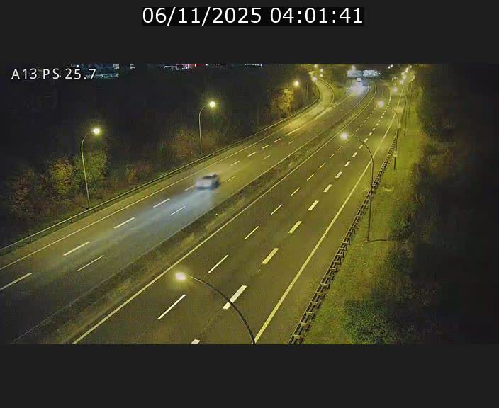 Traffic live webcam Luxembourg Frisange - A13 direction Allemagne - BK 26