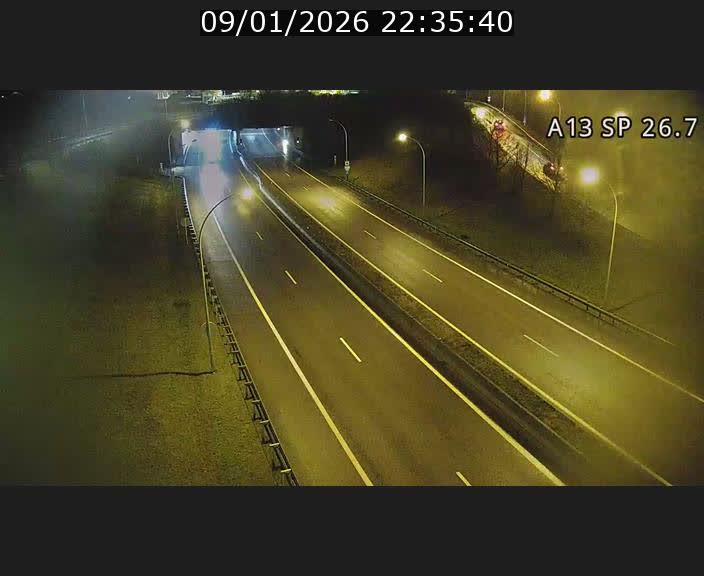 Traffic live webcam Luxembourg Frisange - A13 direction Luxembourg-ville - BK 26.7