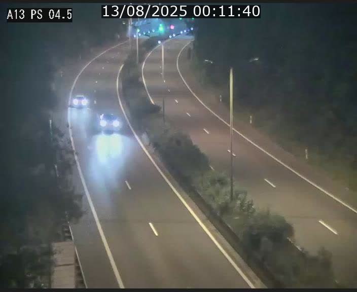 Traffic live webcam Luxembourg Differdange - A13 direction Esch-sur-Alzette - BK 4.5