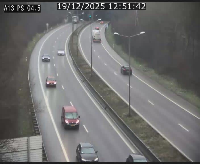 Traffic live webcam Luxembourg Differdange - A13 direction Esch-sur-Alzette - BK 4.5