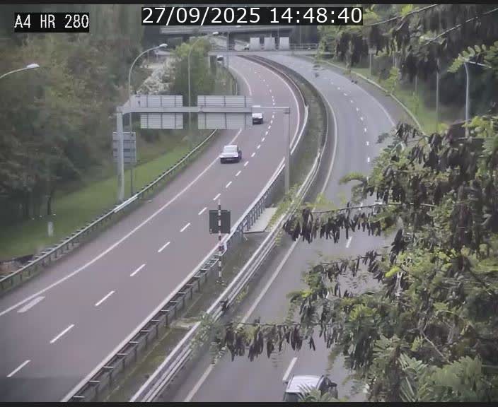Webcam traffic A4 Luxembourg - BK 0.2 - P+R Bouillon (direction Luxembourg)